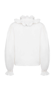 Блуза с объемными рукавами