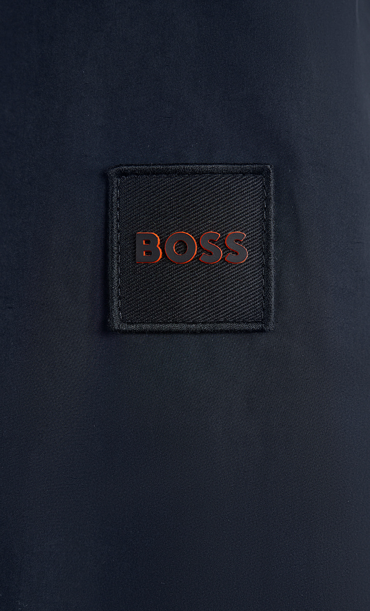 HUGO BOSS: Плащ с капюшоном