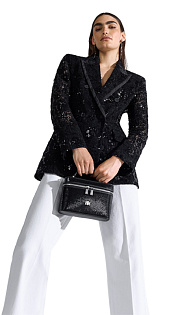 Пиджак из вышитого кружева