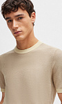 HUGO BOSS: Пуловер с короткими рукавами