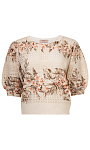 Twinset: Пуловер с цветочным принтом